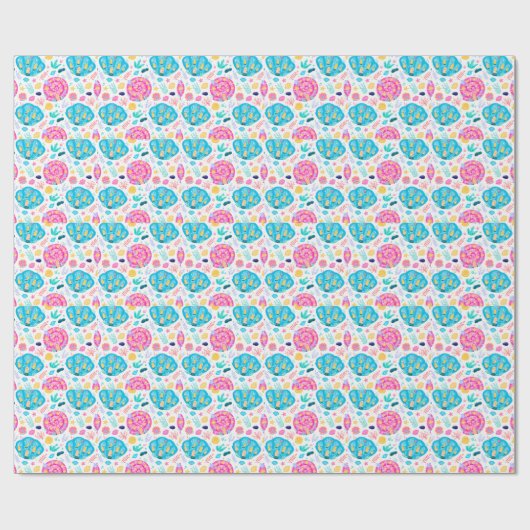 Zee Schelpen Cadeaupapier (Vlak)