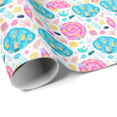 Zee Schelpen Cadeaupapier (Rol Hoek)