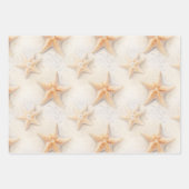 Zee Schelpen Crème Zand Ivoor Strand  Inpakpapier Vel (Voorkant 3)
