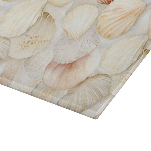 Zee Schelpen Crème Zand Ivoor Strand  Snijplank (Hoek)