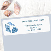 Zee Schelpen Kust Retouradres Label