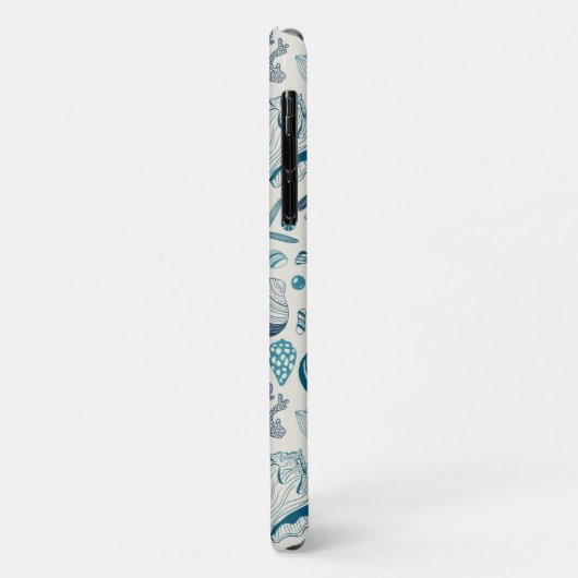 Zee schelpen op ivoorwit Case-Mate iPhone case (Achterkant/links)