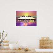 Zee Scherpe Pianotoetsen Poster (Keuken)