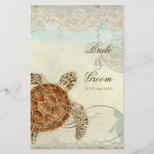 Zee schilder Moderne kustzeekust (Achterkant)