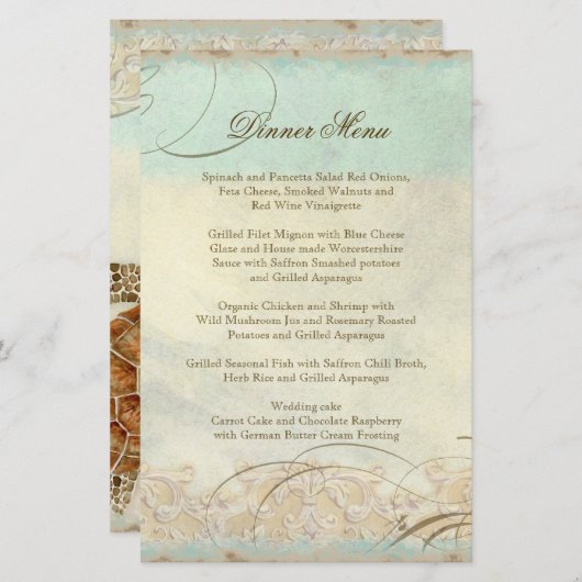 Zee schilder Moderne kustzeekust (Voorkant / Achterkant)