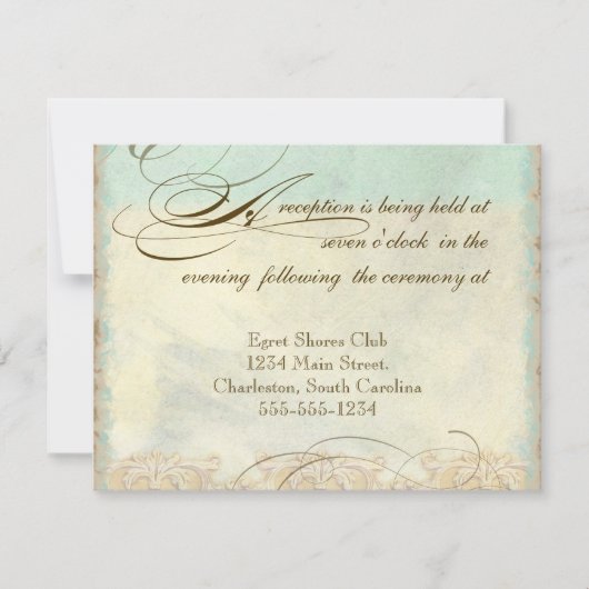 Zee schilder Moderne kustzeekust Kaart (Voorkant)