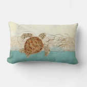 Zee schilder Moderne kustzeekust Kussen (Voorkant)