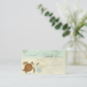 Zee schilder Moderne kustzeekust Plaatskaartje (Staand voorkant)