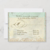 Zee schilder Moderne kustzeekust RSVP Kaartje (Voorkant)