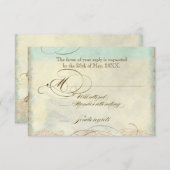 Zee schilder Moderne kustzeekust RSVP Kaartje (Voorkant / Achterkant)