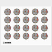  Zee Schilderen Ronde Sticker (Vel)