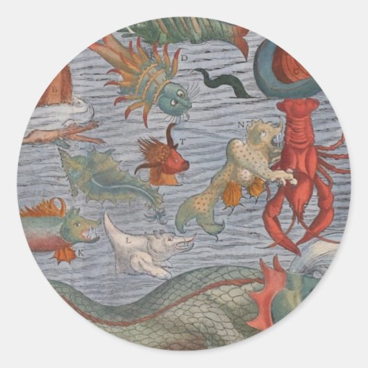 Zee Schilderen Ronde Sticker (Voorkant)
