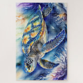 Zee schilderen Waterverf schilderen Legpuzzel (Verticaal)