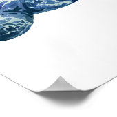 Zee schilderende oceaan poster (Hoek)