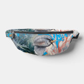 Zee schilderij aquarium heuptasje (Liggend)