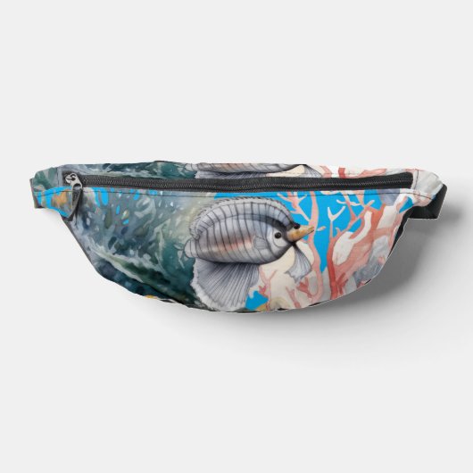 Zee schilderij aquarium heuptasje (Liggend)