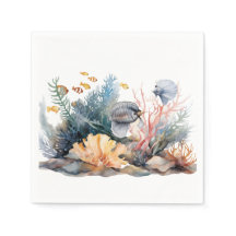 Zee schilderij aquarium