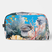 Zee schilderij aquarium toilettasje (Voorkant)