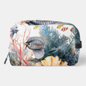 Zee schilderij aquarium toilettasje (Achterkant)