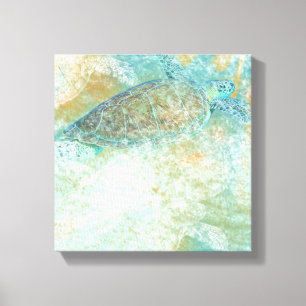 Zee schilderkunst Kustkunst schilderkunst Canvas Afdruk
