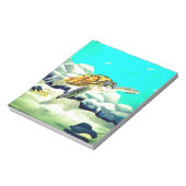 Zee schilderschilderend prachtig blauw Zee Notitieblok (Linkerzijde)