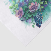 Zee Schildpad5 Tissuepapier (Detail)