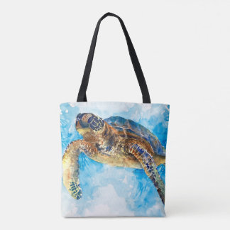 Zee schildpad 33 tote bag