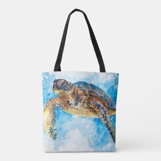 Zee schildpad 33 tote bag (Achterkant)