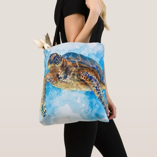 Zee schildpad 33 tote bag (Dichtbij)