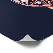 Zee schildpad afdrukken | Zee Schroefschildpad Poster (Hoek)