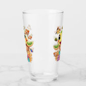 Zee Schildpad Baby Gelukkig en schattig personage Glas (Links)