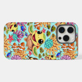 Zee Schildpad Baby Gelukkig en schattig personage iPhone Hoesje (Achterkant horizontaal)