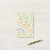 Zee Schildpad Baby Gelukkig en schattig personage Post-it® Notes (Op bureau)