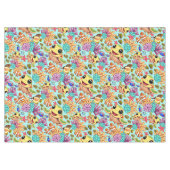 Zee Schildpad Baby Gelukkig en schattig personage Tafelkleed (Voorkant (Horizontaal))