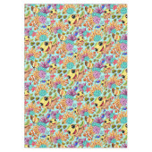 Zee Schildpad Baby Gelukkig en schattig personage Tafelkleed (Voorkant)