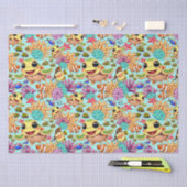 Zee Schildpad Baby Happy en Leuke Karakter Bumper  Tissuepapier (Craft)