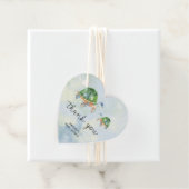 Zee schildpad - Baby shower bedankt voor de Favor Bedankjes Labels (In situ)