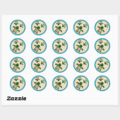Zee SCHILDPAD Baby shower (Honu) 01C2 Sticker TWEE (Vel)