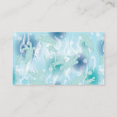 Zee schildpad Baby shower onder de Zeeen boeken Informatiekaartje (Achterkant)