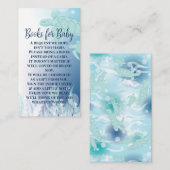 Zee schildpad Baby shower onder de Zeeen boeken Informatiekaartje (Voorkant / Achterkant)
