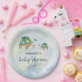 Zee Schildpad - baby shower Papieren Bordje (Feest)
