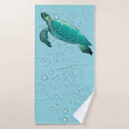 Zee Schildpad Badkamer Handdoek Set