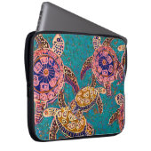 Zee Schildpad beschermende iPad- of laptopritsslui Laptop Sleeve (Voorkant Rechts)