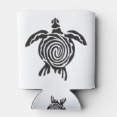 Zee schildpad bespaart de schildpad blikjeskoeler (Achterkant)