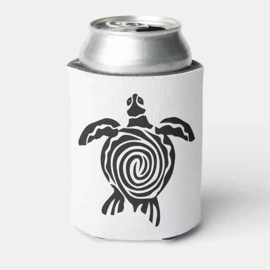 Zee schildpad bespaart de schildpad blikjeskoeler (Blikje Achterkant)