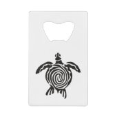 Zee schildpad bespaart de schildpad creditkaart flessenopener (Voorkant)