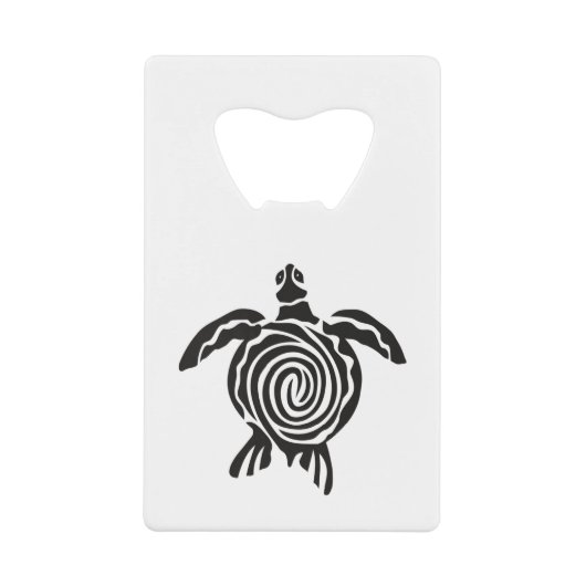 Zee schildpad bespaart de schildpad creditkaart flessenopener (Voorkant)