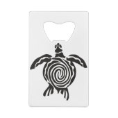 Zee schildpad bespaart de schildpad creditkaart flessenopener (Achterkant)