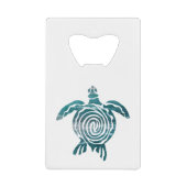 Zee schildpad bespaart de schildpad creditkaart flessenopener (Voorkant)