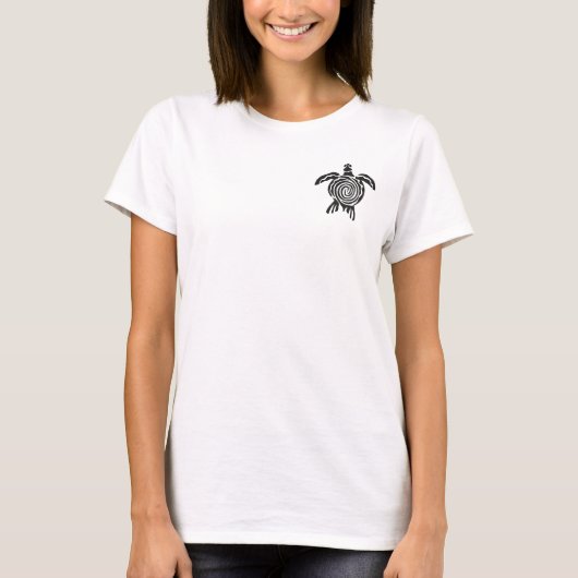 Zee schildpad bespaart de schildpad t-shirt (Voorkant)